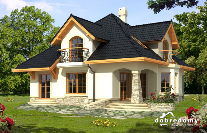 budowa domu Hermiona II odbicie lustrzane - New-House