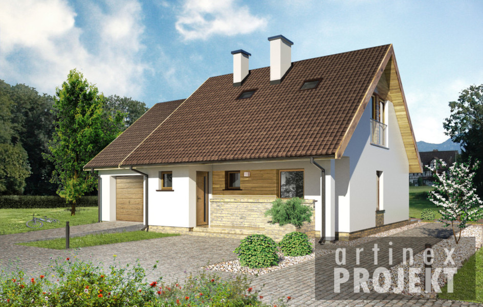 Budowa domu D289 (odbicie lustrzane) z New-House