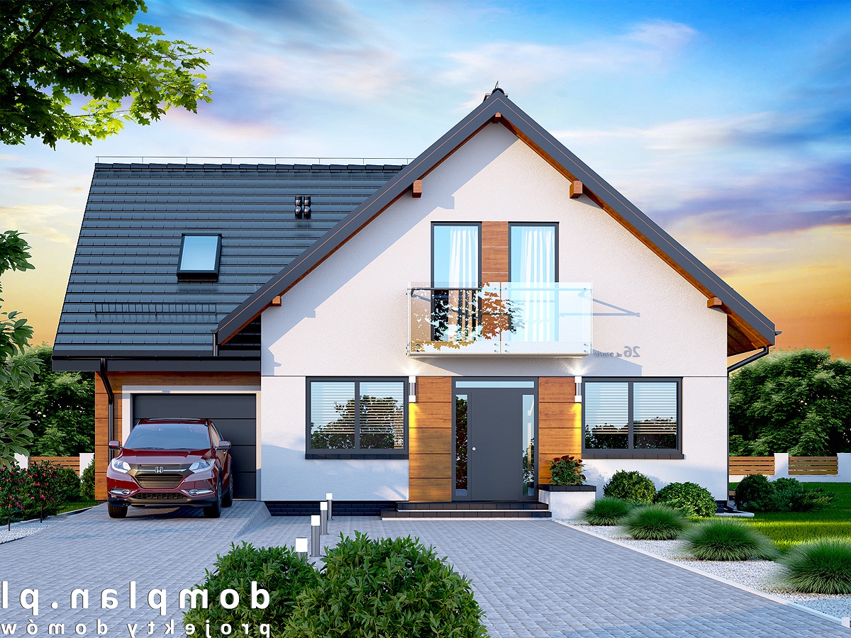 budowa domu GALILEA BIS (Odbicie lustrzane) - New-House