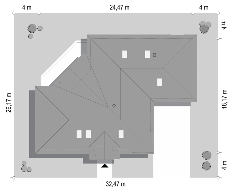 Willa Parkowa 6 modern B (odbicie lustrzane) - miniatura 8