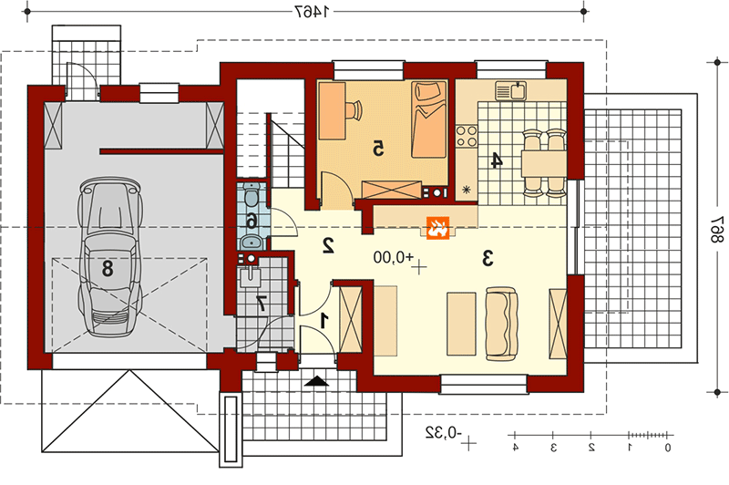 PINCZER 4 Z GARAŻEM XL (odbicie lustrzane) - miniatura 2