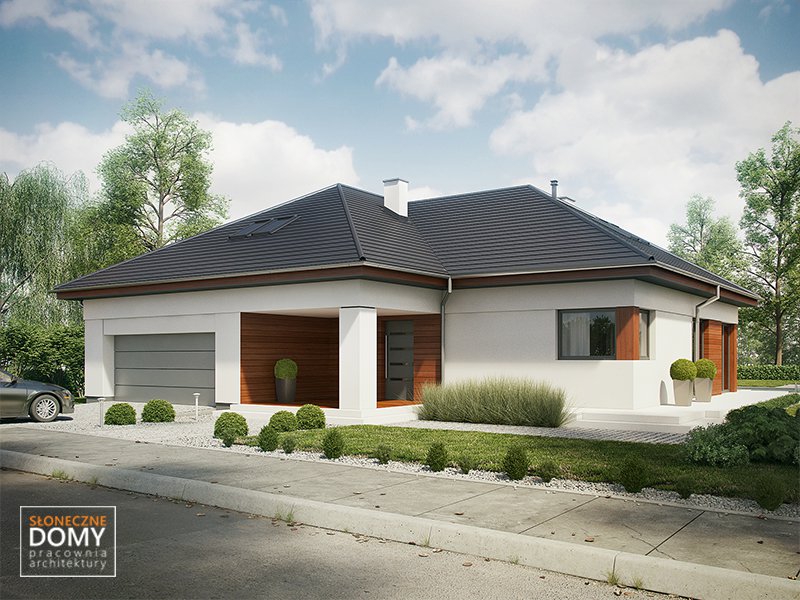 budowa domu - Balos B (odbicie lustrzane) - New-House
