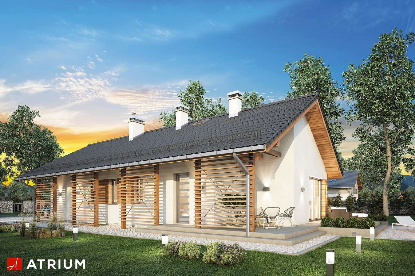 budowa domu Olimpia II odbicie lustrzane - New-House