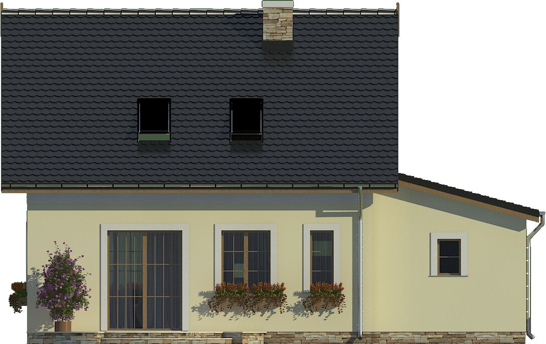 Emilka z garażem 1-st. [A] (odbicie lustrzane) - miniatura 9