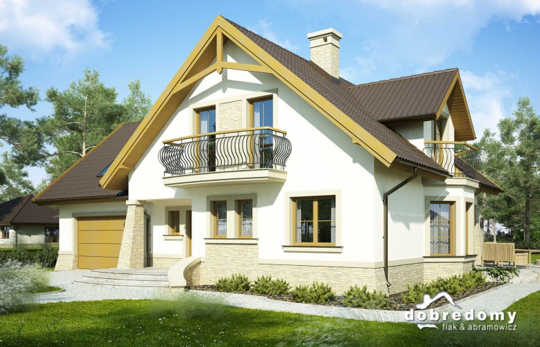 budowa domu Numeriusz II odbicie lustrzane - New-House