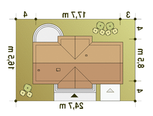 Modraszka z garażem 1-st. [A] (odbicie lustrzane) - miniatura 9