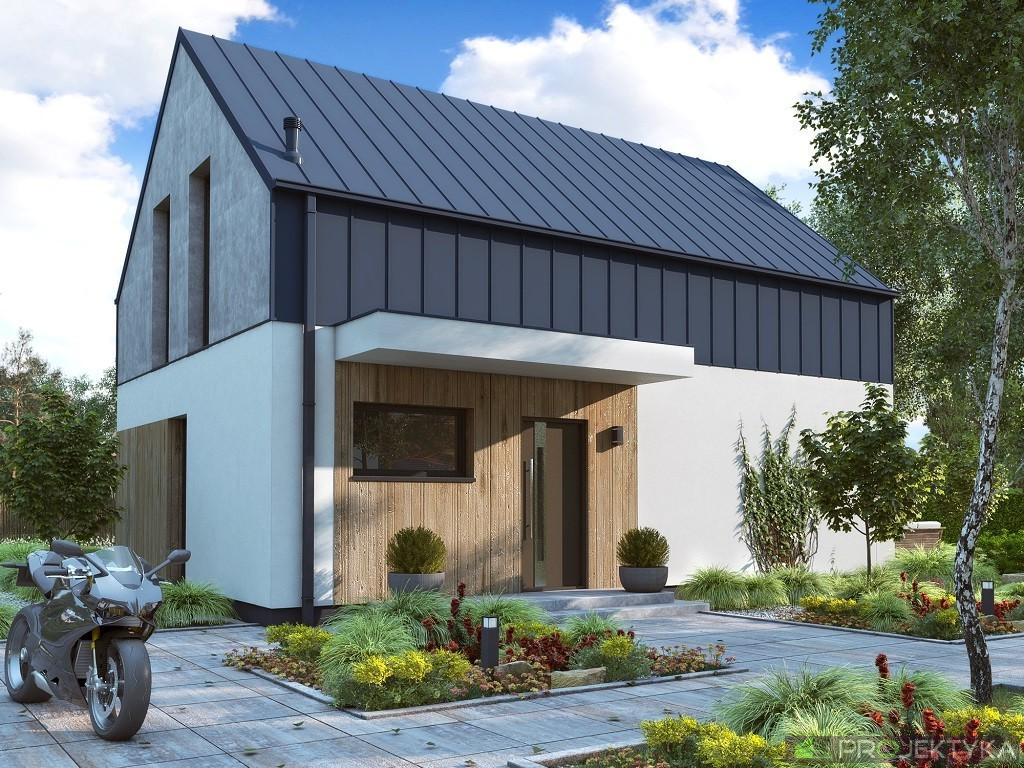 budowa domu KA254 T (odbicie lustrzane) - New-House