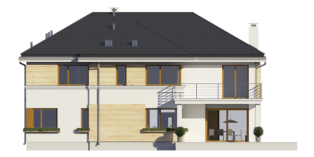 budowa domu Riwiera 3 (odbicie lustrzane) - New-House