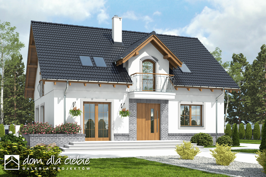 budowa domu Dom Dla Ciebie 10 bez garażu [B] - New-House