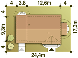 Dino II z garażem 1-st. [A] - miniatura 9
