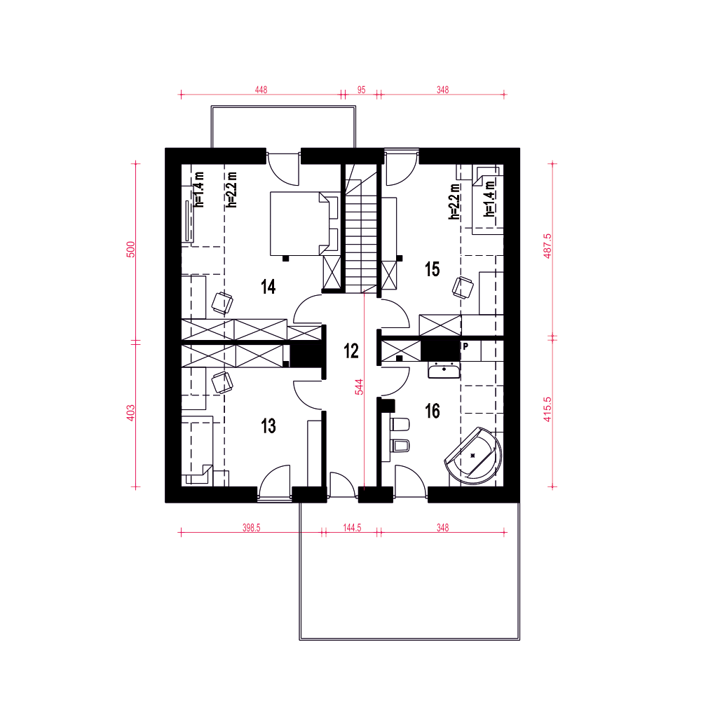 Nowalia z garażem 1-st. [A] - miniatura 11