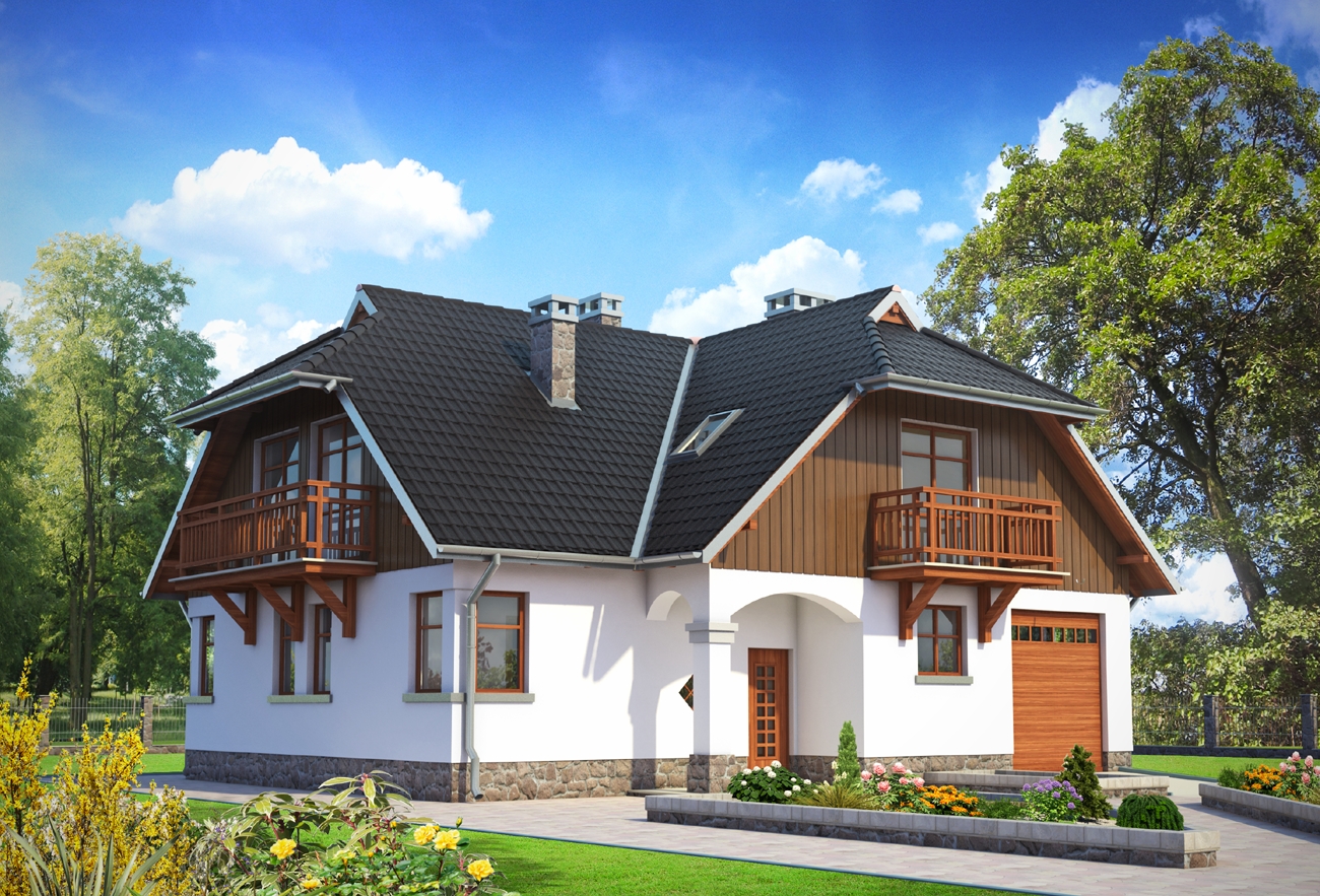 budowa domu Jonasz (odbicie lustrzane) - New-House