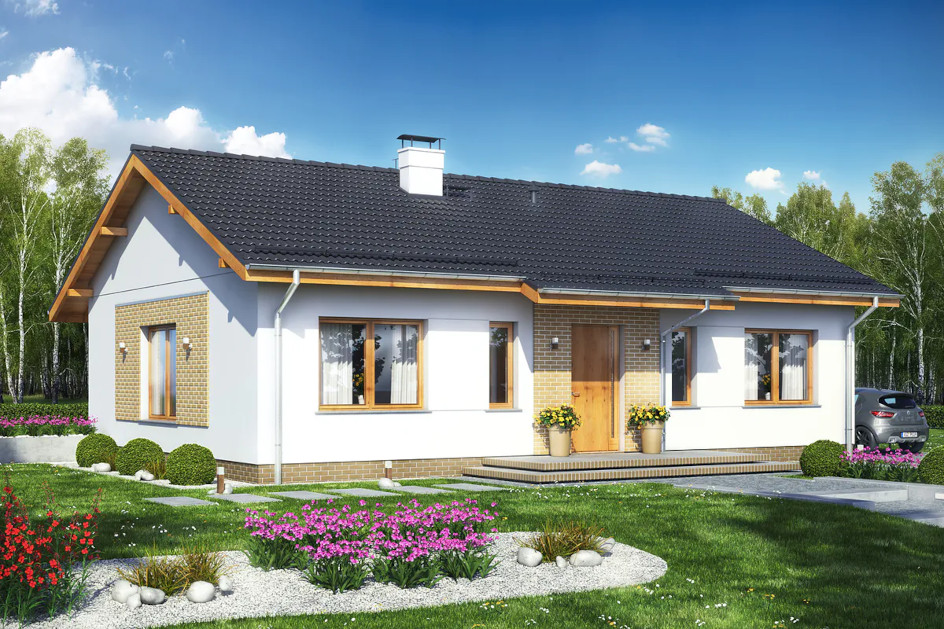 Budowa domu TERRIER 5 BEZ GARAŻU z New-House