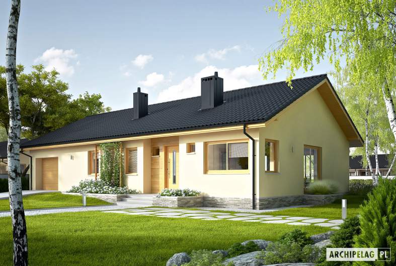 budowa domu Eryk IV G1 ECONOMIC (odbicie lustrzane)) - New-House