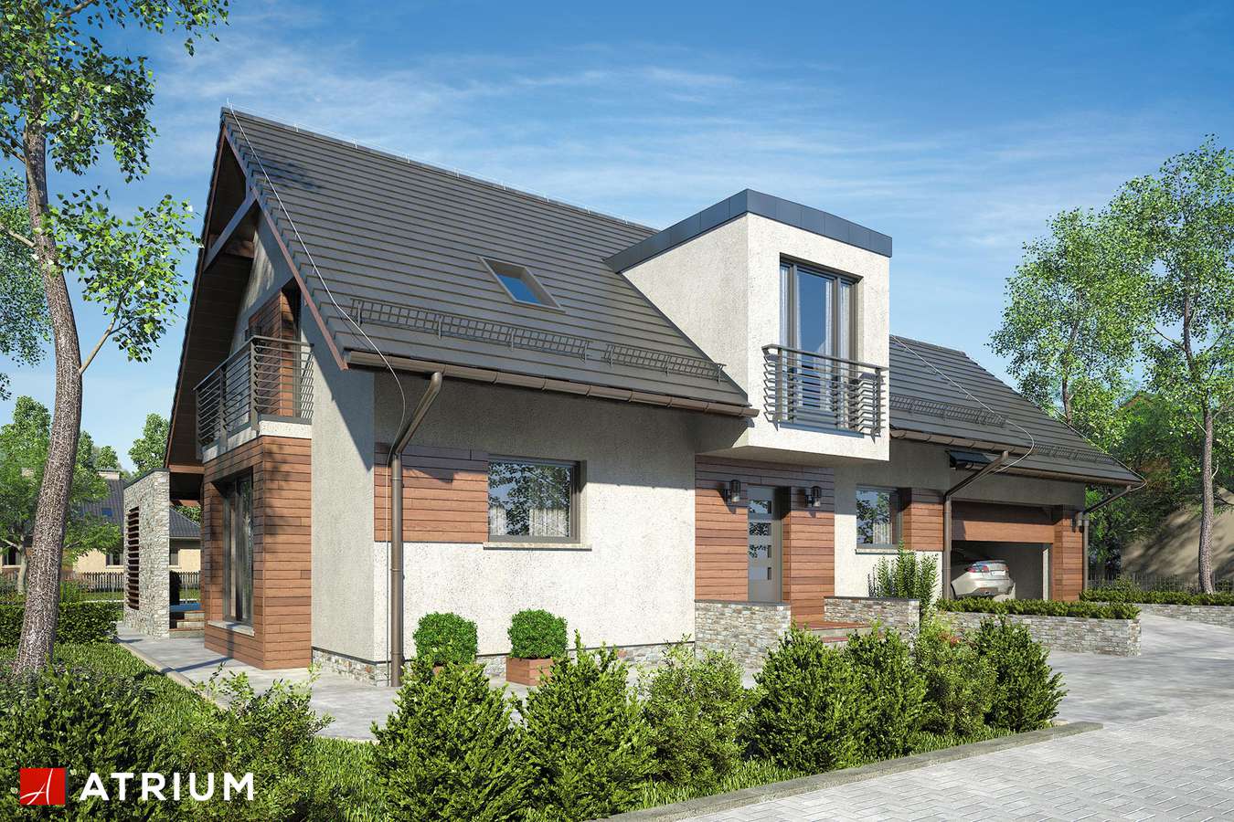 budowa domu Aston II (odbicie lustrzane) - New-House
