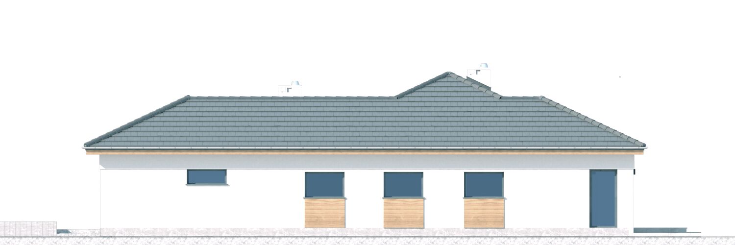 Cyrus III z garażem 2-st. [A] (odbicie lustrzane) - miniatura 3
