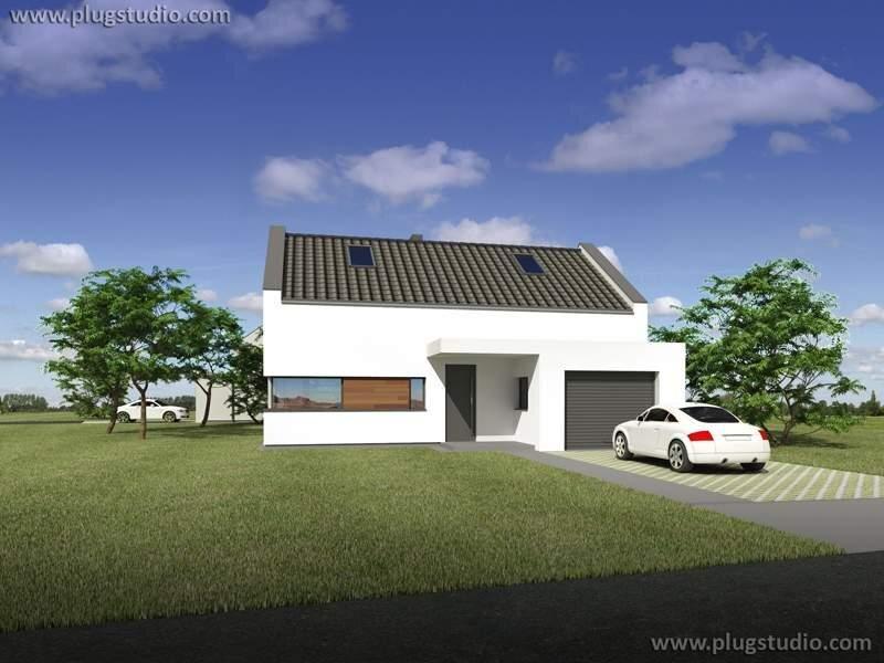 PS-KS-85-20G-V2 NOWOCZESNY DOM JEDNORODZINNY - PROJEKT ENERGOOSZCZĘDNY - miniatura 3