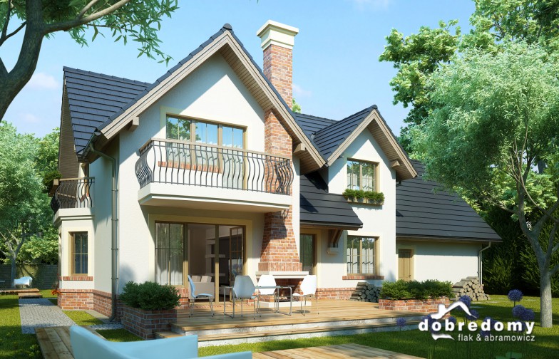 budowa domu Dobry II odbicie lustrzane- New-House