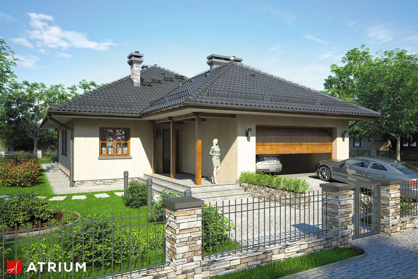budowa domu Dębowiec (odbicie lustrzane)- New-House