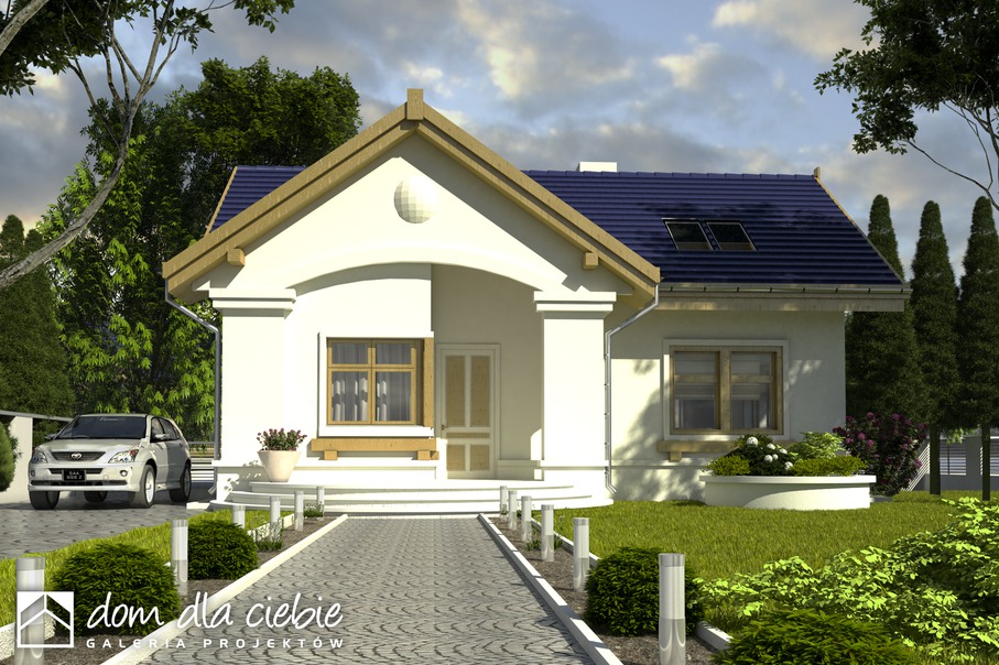 budowa domu Drozd bez garażu [B] - New-House