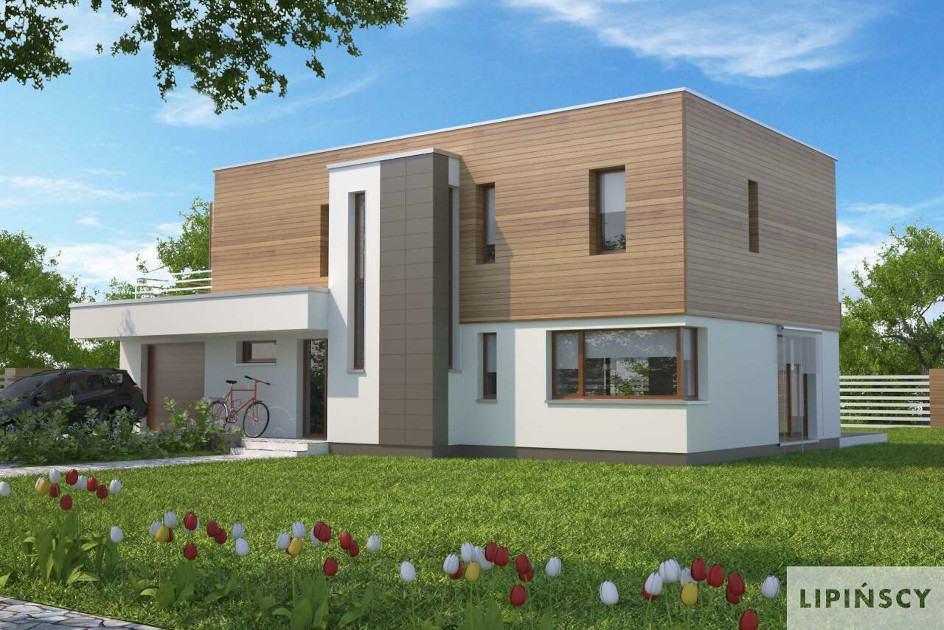 Budowa domu Santos II DCP308a (odbicie lustrzane) z New-House