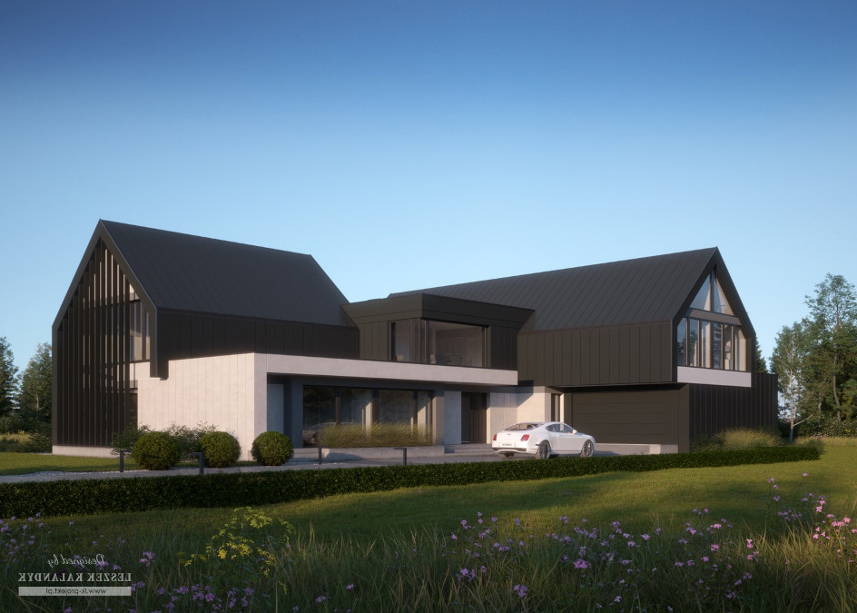 Budowa domu LK&1488 (odbicie lustrzane) z New-House