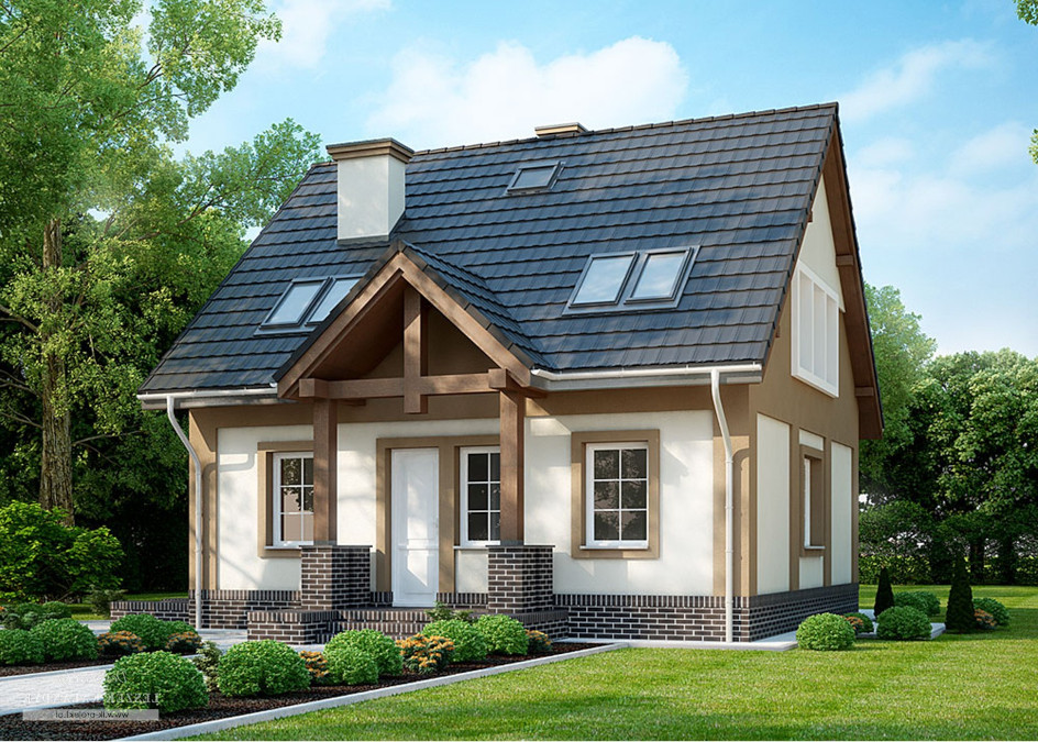 Budowa domu LK&881 (odbicie lustrzane) z New-House