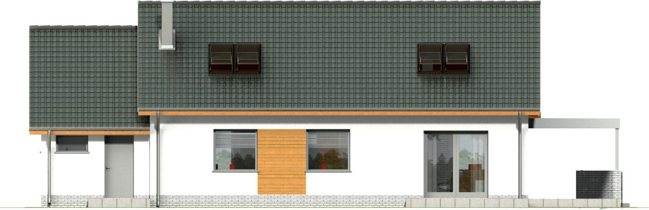 Hirek trend z garażem 1-st. [A] (odbicie lustrzane) - miniatura 4