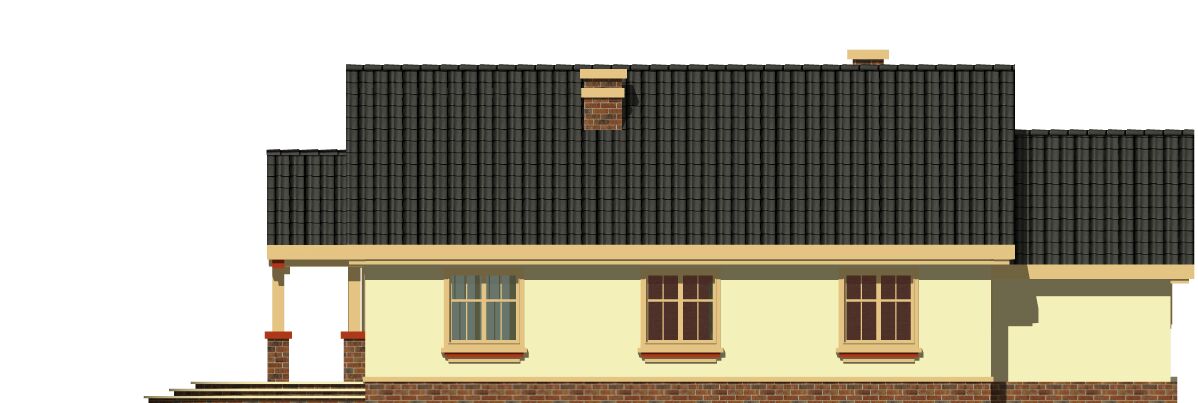 Czajka z garażem 1-st. [A] (odbicie lustrzane) - miniatura 4