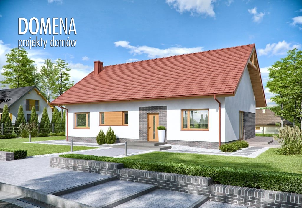 budowa domu Domena 106 (Odbicie lustrzane) - New-House