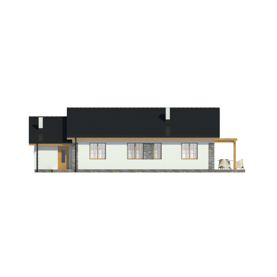 Lucynka z garażem 1-st. [A] (odbicie lustrzane) - miniatura 4
