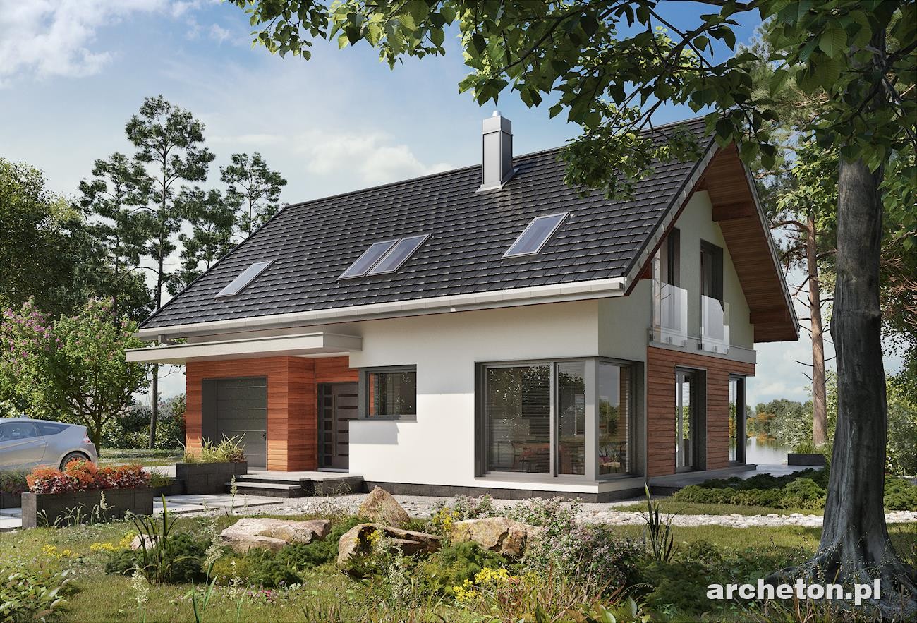 budowa domu Zefir (odbicie lustrzane) - New-House