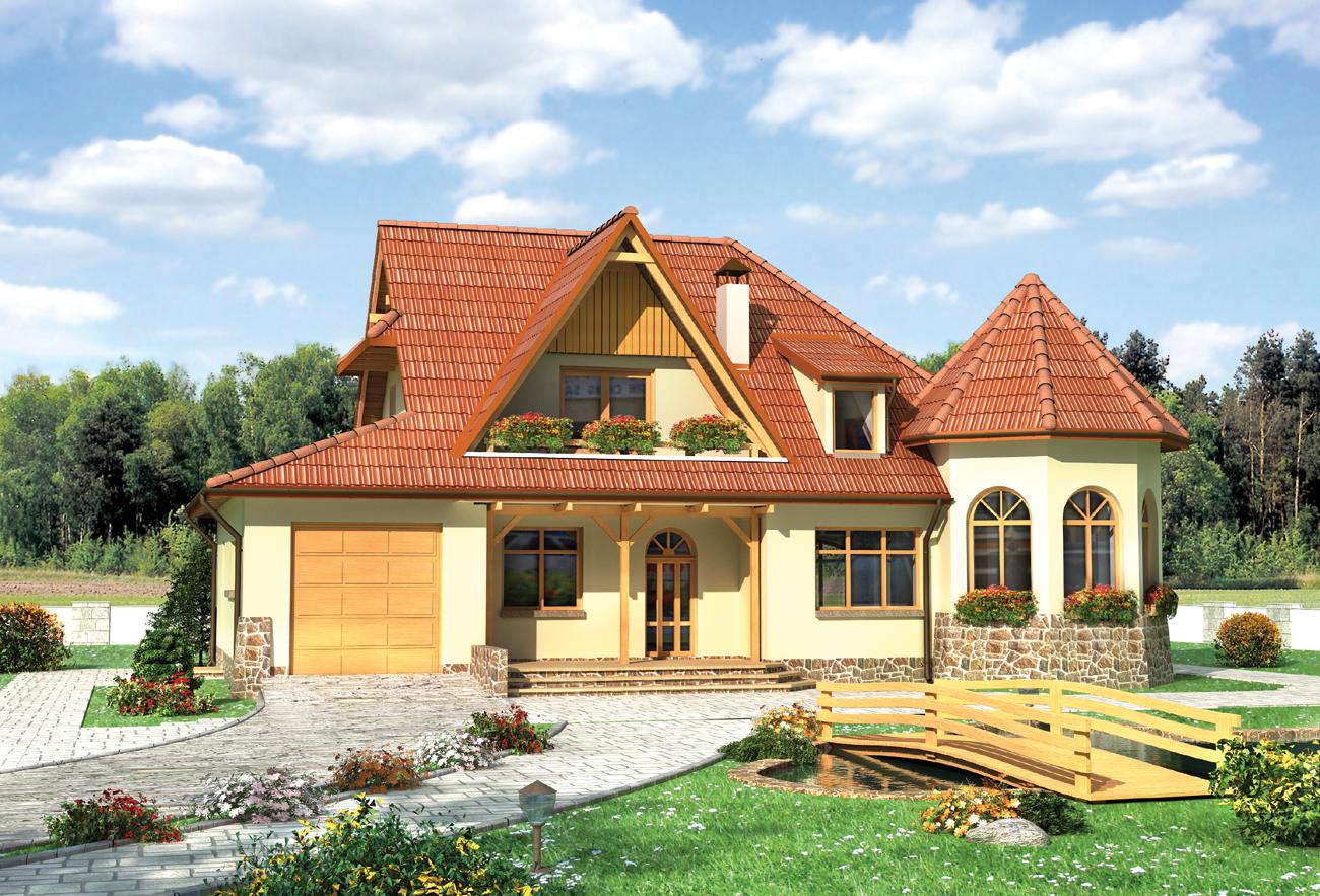 budowa domu Zameczek-2 (odbicie lustrzane)- New-House