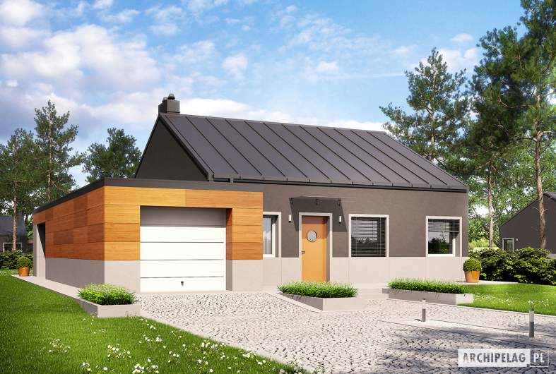 budowa domu Edwin II G1 ENERGO (odbicie lustrzane)- New-House