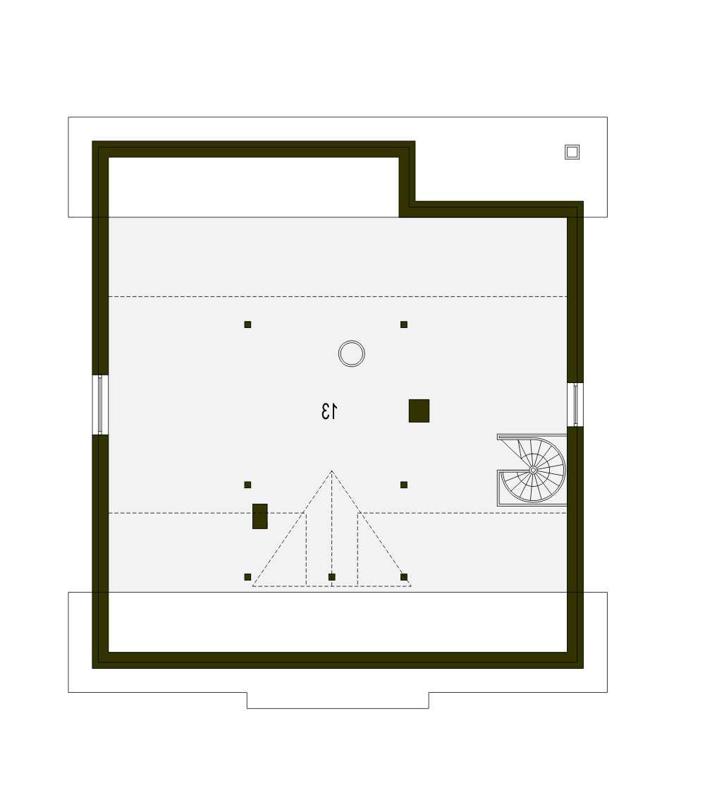 Alf II z garażem 1-st. [A] (odbicie lustrzane) - miniatura 9