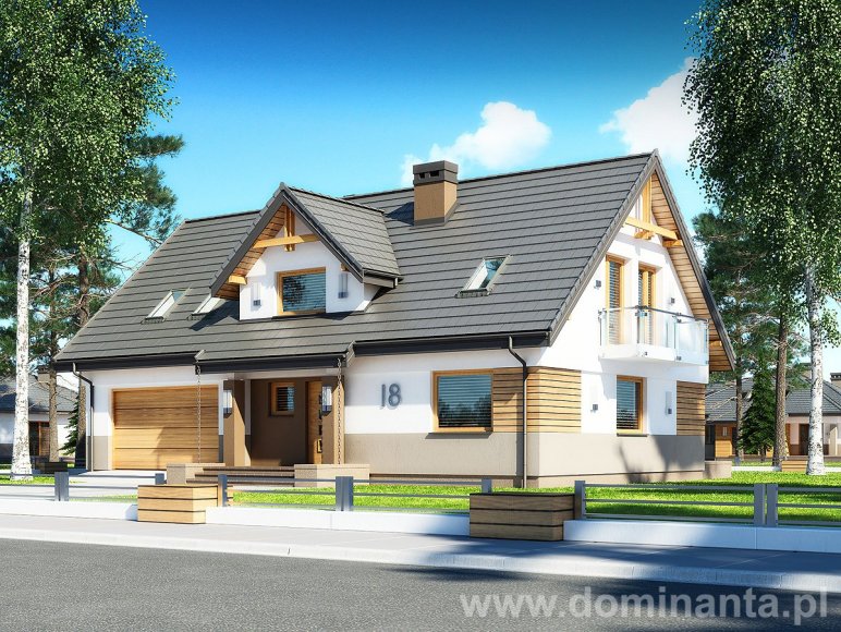 budowa domu DŻIN N 2G (Odbicie lustrzane) - New-House
