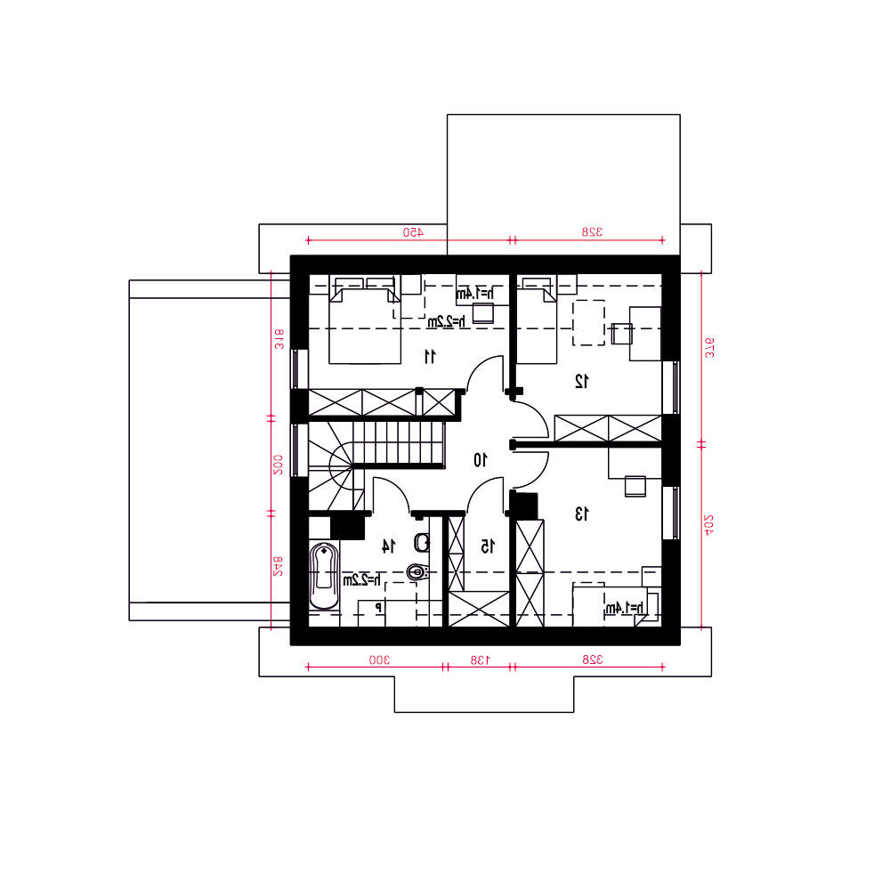 Daktyl z garażem 1-st. [A] (odbicie lustrzane) - miniatura 11