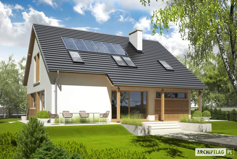 budowa domu Alba G1 (odbicie lustrzane) - New-House
