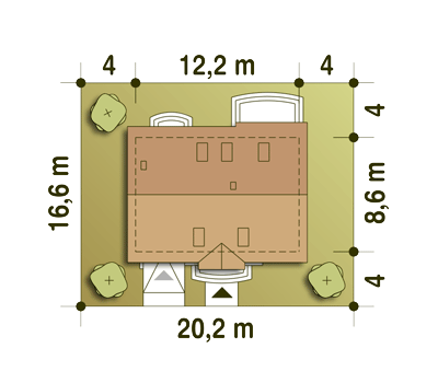 Julia III z garażem 1-st. [A] (odbicie lustrzane) - miniatura 11