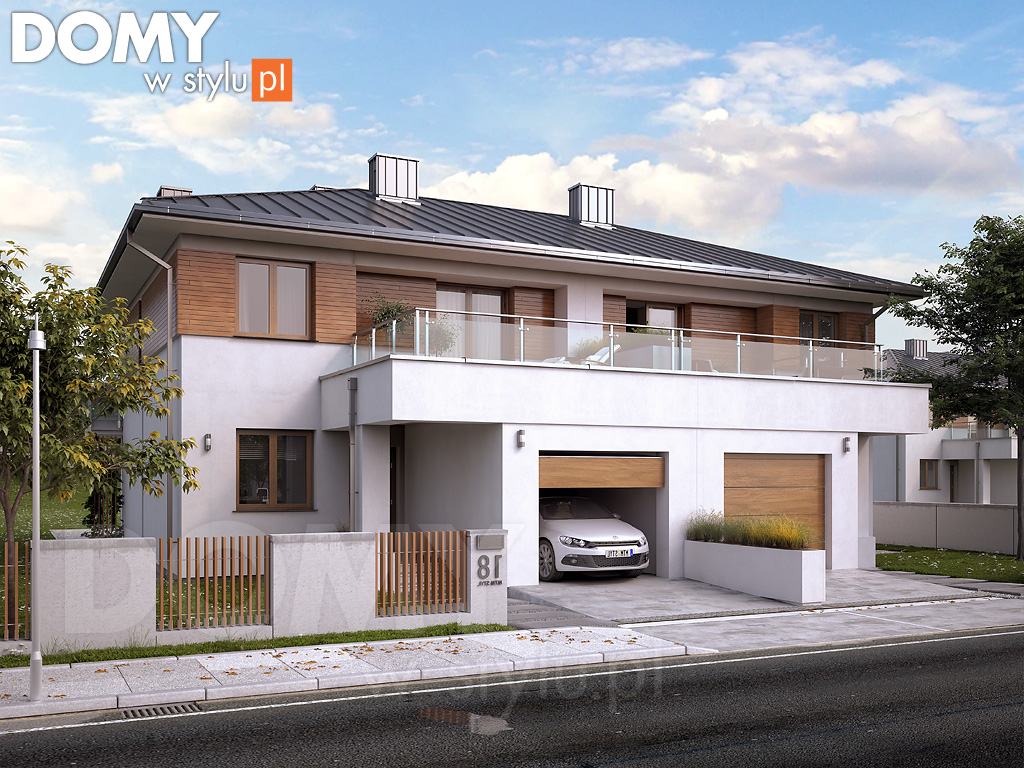 budowa domu Turkusowy (Odbicie lustrzane) - New-House