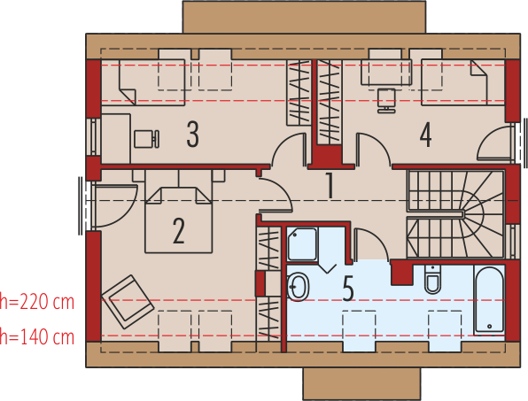 E1 ECONOMIC (wersja A) (odbicie lustrzane) - miniatura 6