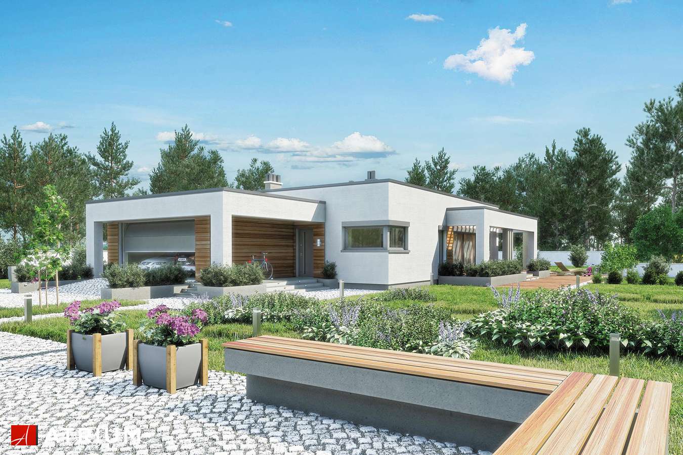 budowa domu Sardynia III (odbicie lustrzane) - New-House