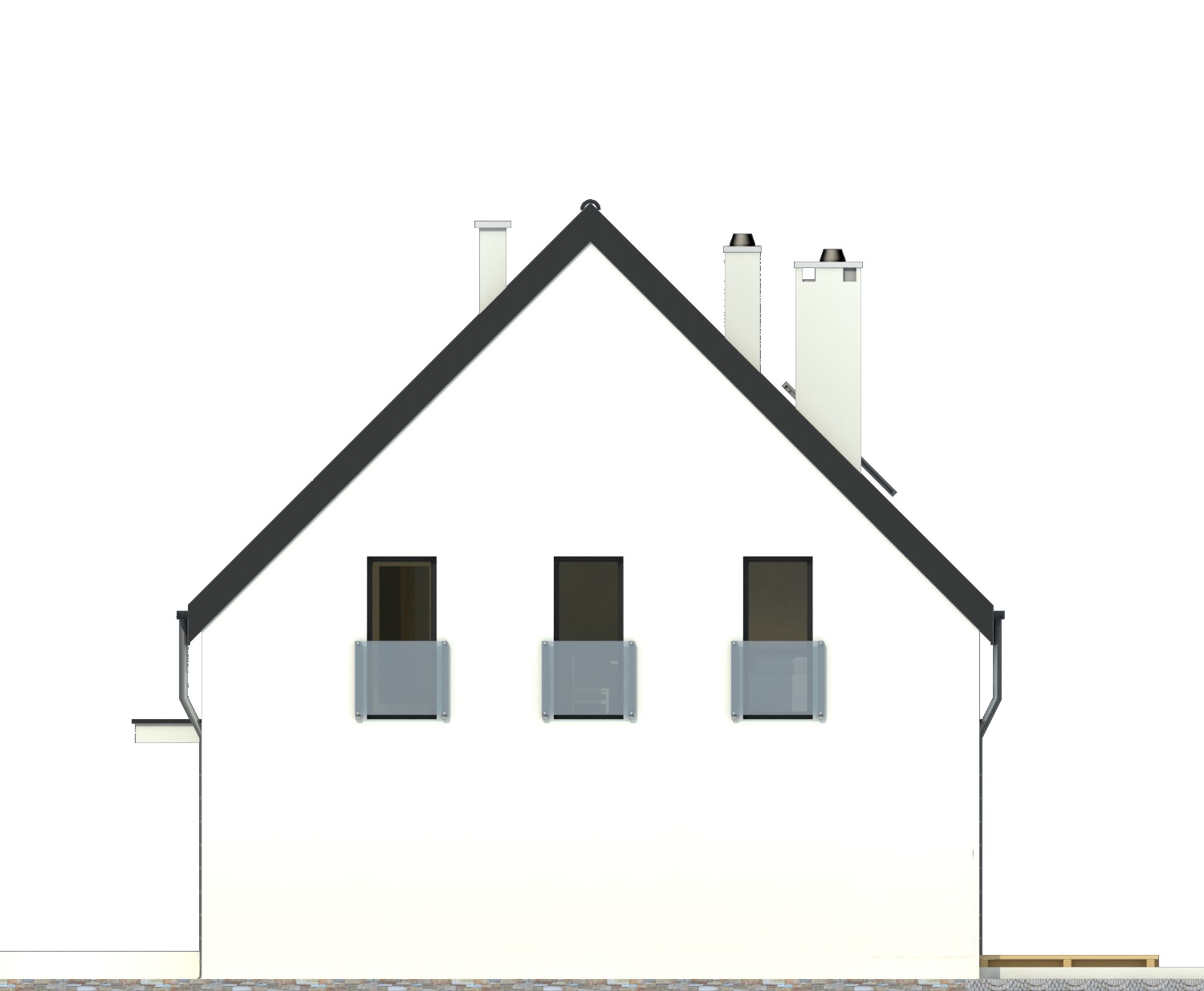 Bernikla z garażem 1-st. [A] (odbicie lustrzane) - miniatura 3