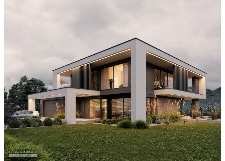 Budowa domu LK&1646 (odbicie lustrzane) z New-House