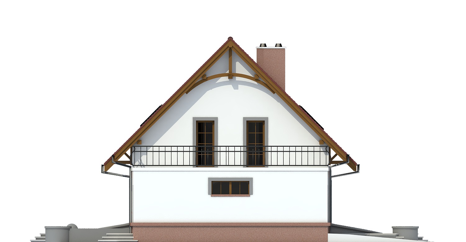 Sosnówka II z garażem 1-st. [A] (odbicie lustrzane) - miniatura 5