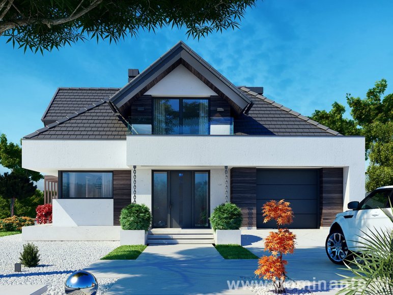 budowa domu OPAŁEK X (Odbicie lustrzane) - New-House