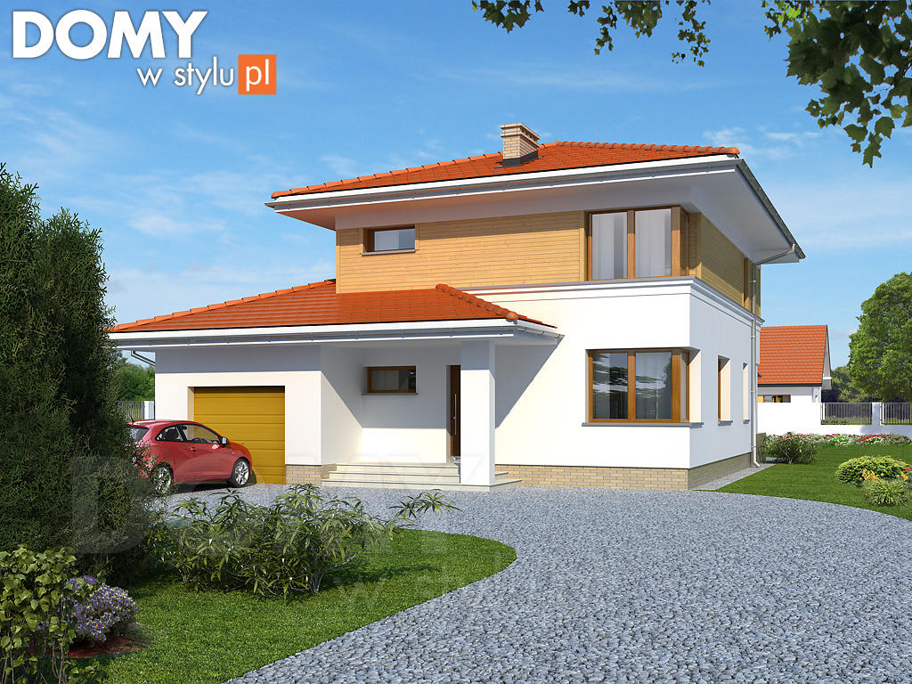 budowa domu Karmazyn MC (Odbicie lustrzane) - New-House