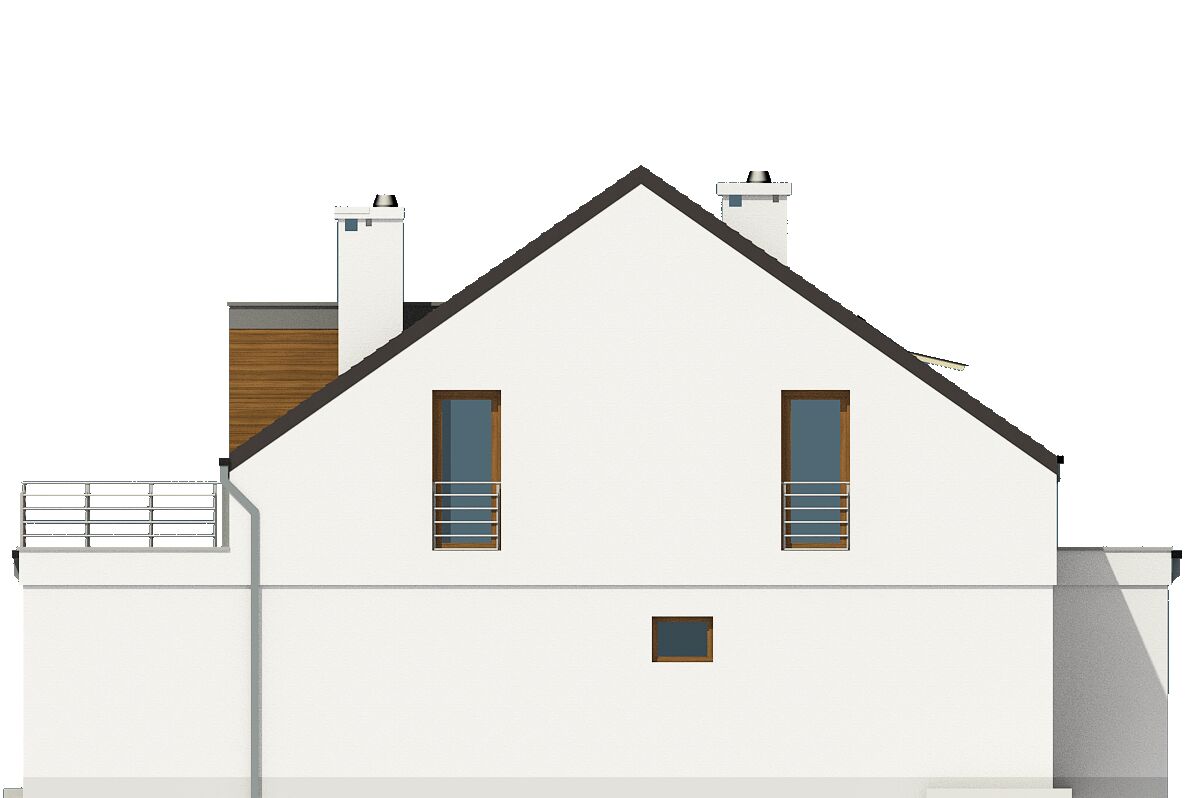 Makolągwa z garażem 1-st. [A] (odbicie lustrzane) - miniatura 5