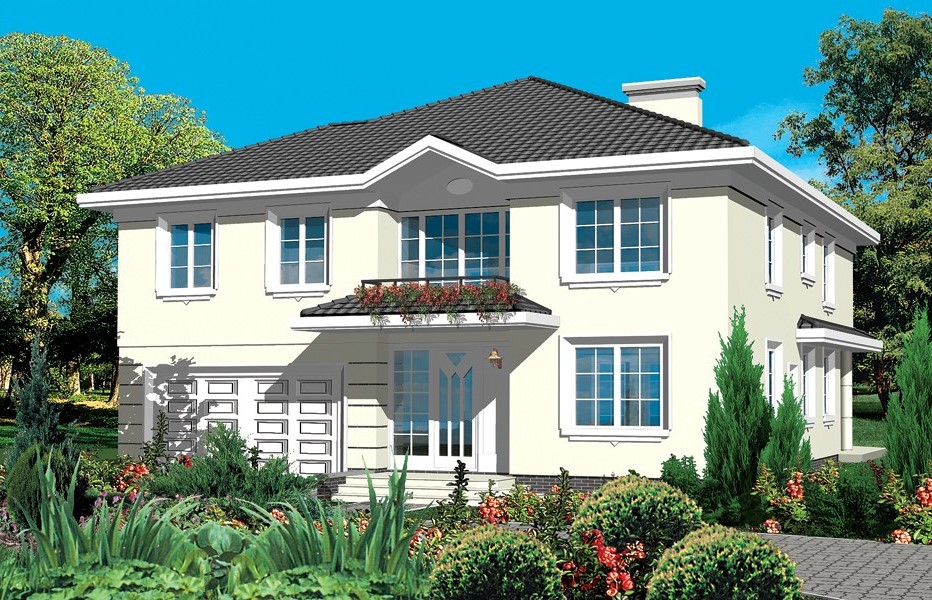 budowa domu Danuta (odbicie lustrzane) - New-House