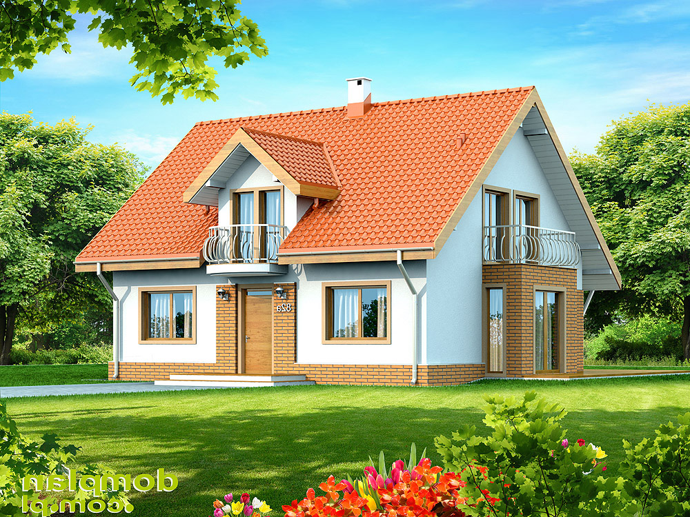 budowa domu BELINDA (ARMANDA z wykuszem) (Odbicie lustrzane) - New-House